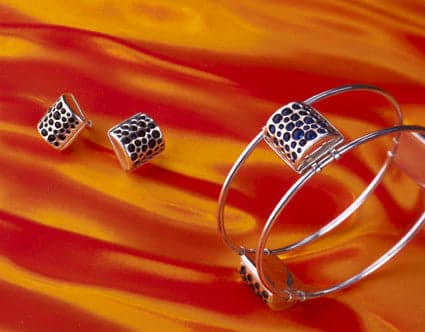 Cellcycle Bangle and Earrings