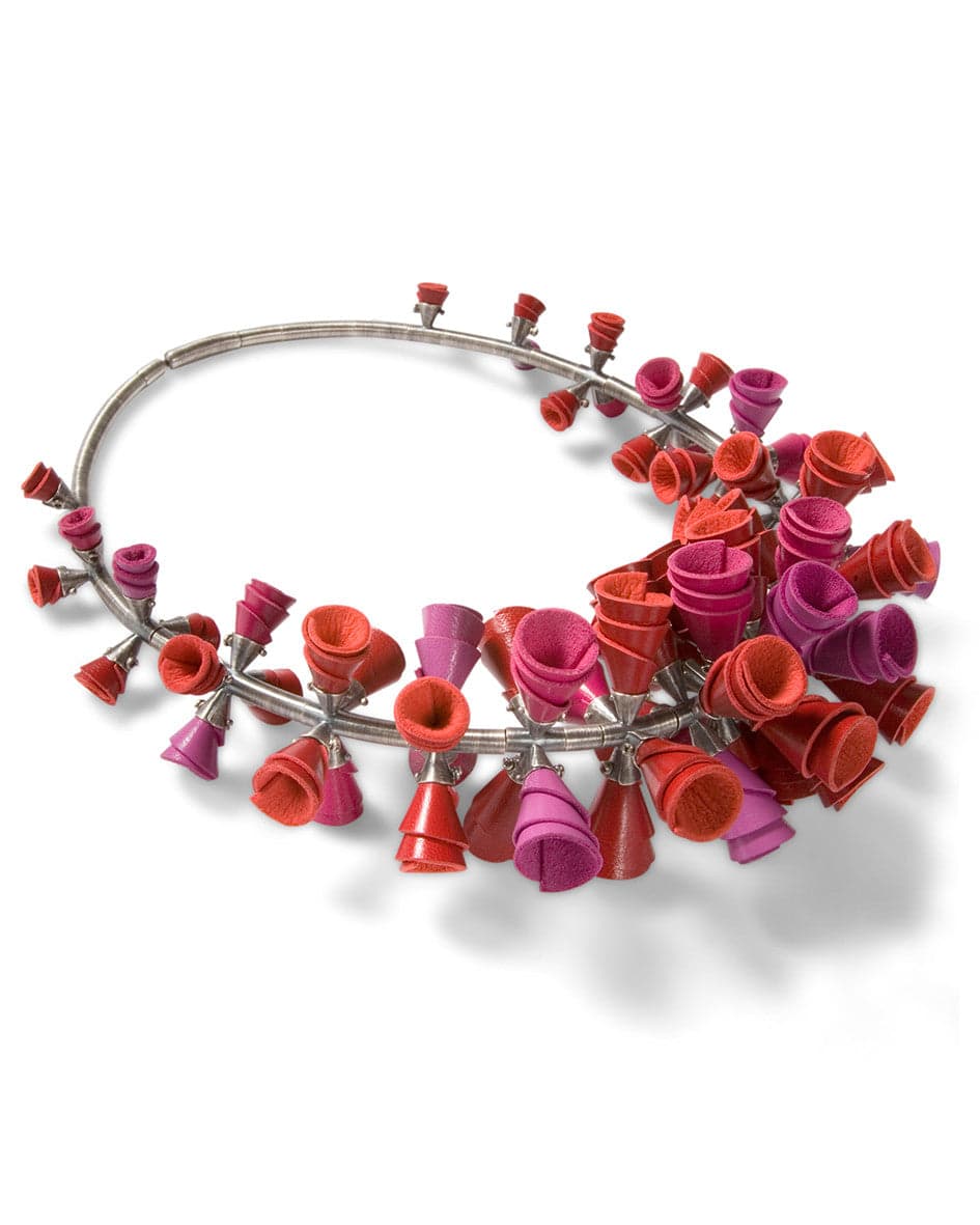 Pink Cone Necklace